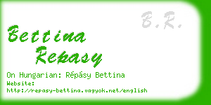 bettina repasy business card
