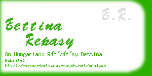 bettina repasy business card